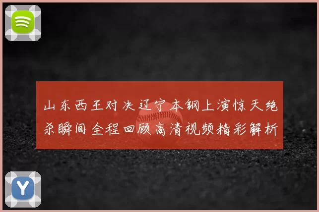 山东西王对决辽宁本钢上演惊天绝杀瞬间全程回顾高清视频精彩解析