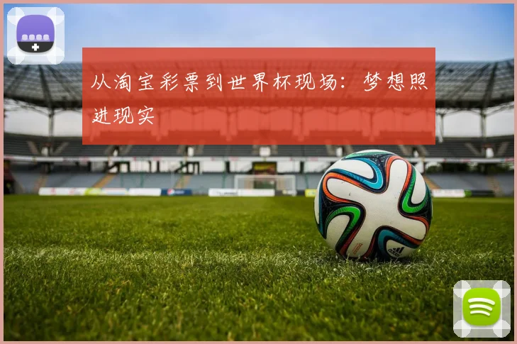 从淘宝彩票到世界杯现场：梦想照进现实